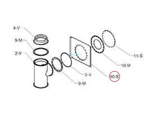 Raypak Rear Flue Exhaust Cover Panel | 009770F