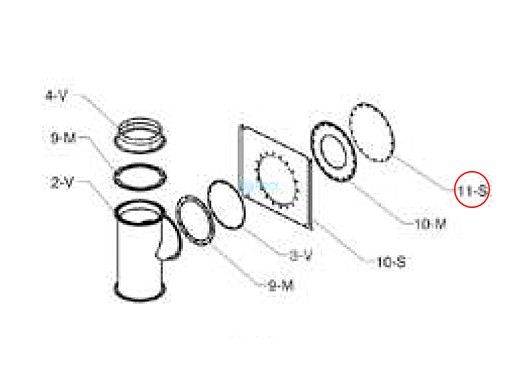 Raypak Flue Exhaust Cover Panel | 009773F