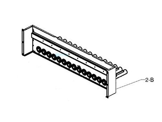 Raypak Burner Mounting Assembly | 009726F
