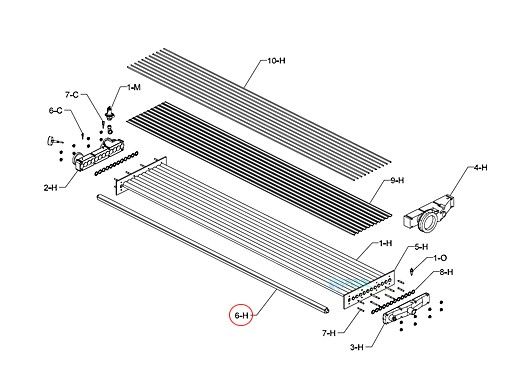 Raypak Heat Exchange Tube | Cupro Nickel | 007740F