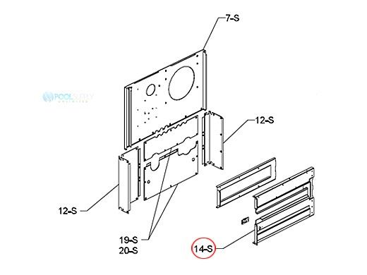 Raypak Left & Right Heat Exchanger Support | 010244F