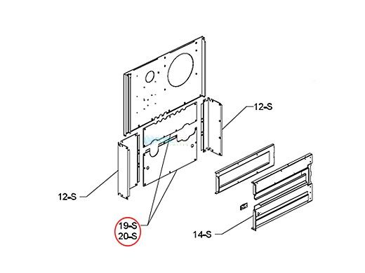 Raypak Access Panel with Pump | 009685F