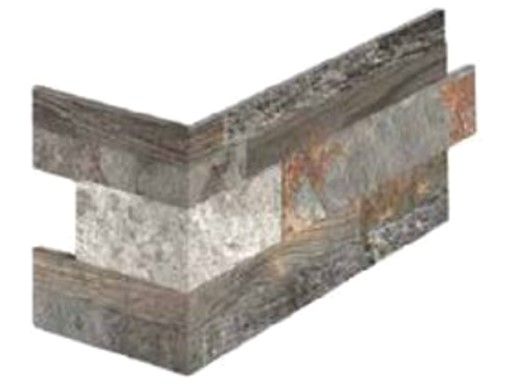 National Pool Tile Rockwood Porcelain Tile Corner | Rusty Bark | RKW-BARK CRN