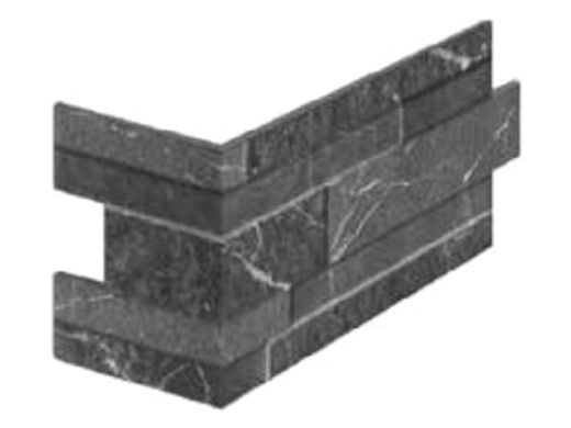 National Pool Tile Carrara Porcelain Tile Corner | Nero Black | CRA-NERO CNR