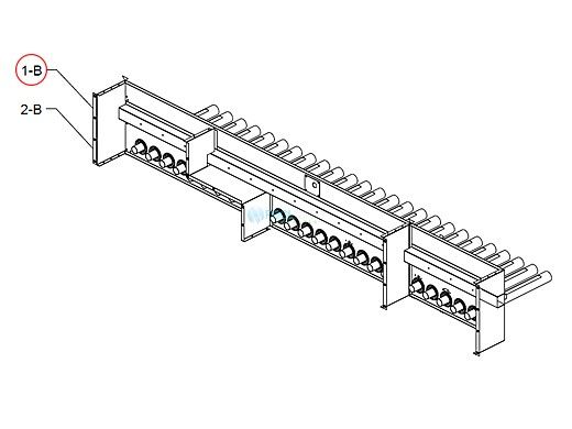 Raypak Burner Assembly with Burners | 009601F