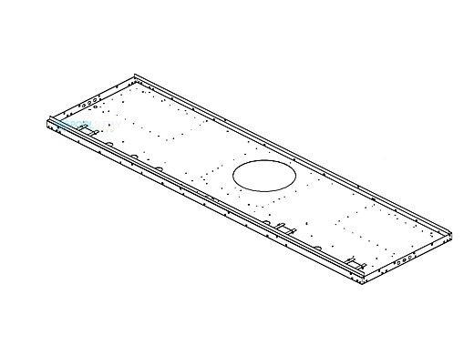 Raypak Center Support Panel | 010240F