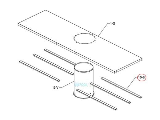 Raypak Support Horizontal | 009674F