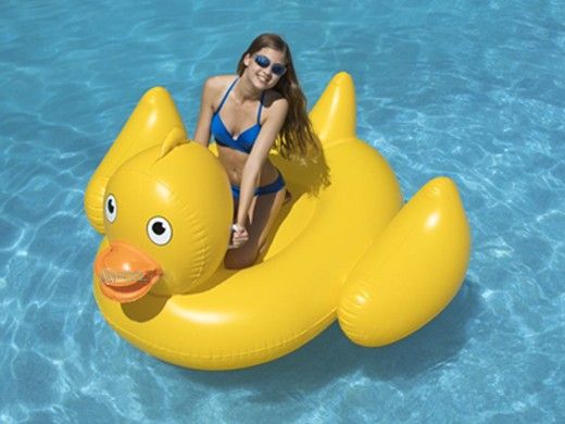 Swimline Giant Lucky Ducky Ride-On | 90620