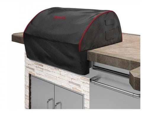 Bull Outdoor Products 30" Black/Red Bull Grill Head Cover | 45005