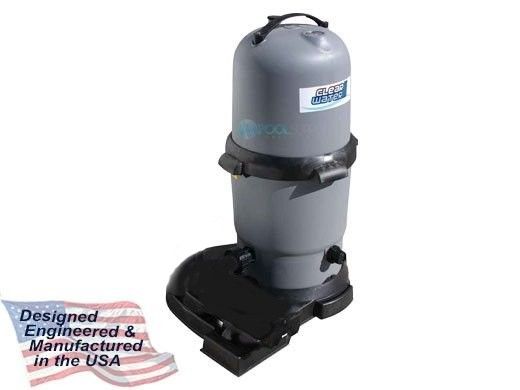 Waterway ClearWater II Above Ground Pool Standard Cartridge Filter System without Pump | 150 Sq. Ft. Filter | 520-5167
