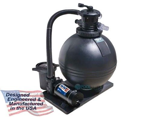 Waterway TWM 22" Sand Filter System | 1.5HP Pump 2.5 Sq. Ft. Filter | 3' Twist Lock Cord | 520-1700-3