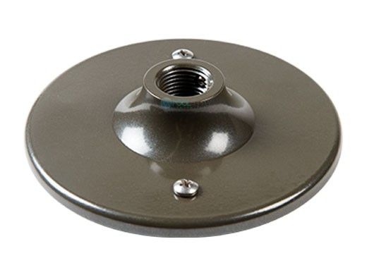 FX Luminaire LED Down Lights - Mounting Wall Plate Round 1/2" Thread | Black | WP-RD-050-FB