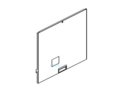 Raypak Jacket Upper Front Panel with LCD Display | 014598F