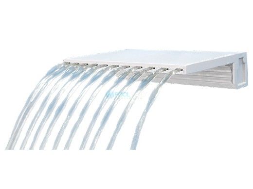 Natural Wonders 12" Streamfall with 12" Lip Back Port | White | 25588-130-120