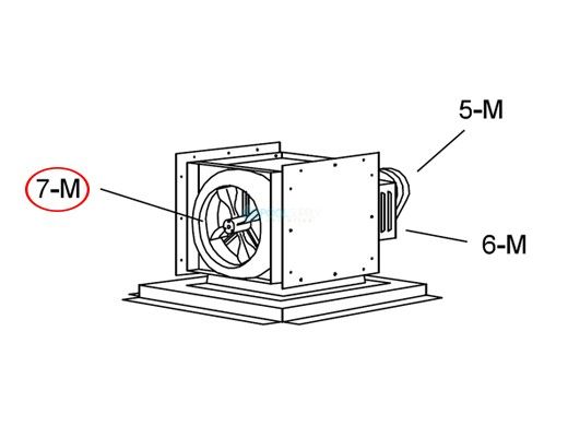 Raypak Power Vent Discharge Fan | 951159F