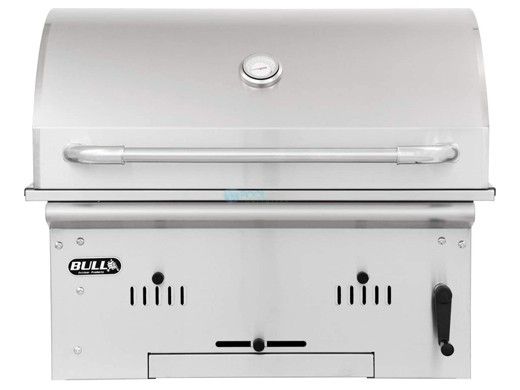 Bull Barbecue Bison 30" Charcoal Premium Stainless Steel Built-In Barbecue Grill Head | 88787