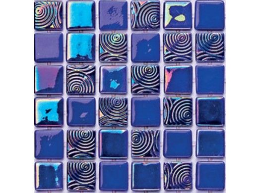 Betsan Glass Tile Perla Series | Indigo Blend | A365 Mix
