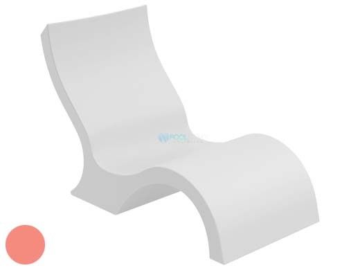 Ledge Lounger Signature Collection Lowback Chair | Coral | LL-SG-LBCR-CO