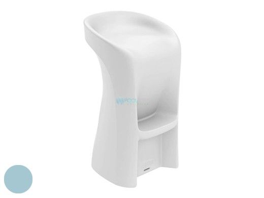 Ledge Lounger Signature Collection Barstool | Bar Height - Seat Height 29.5" | Frost | LL-SG-BS42-FS