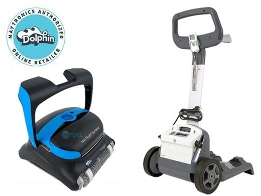 Maytronics Dolphin Nautilus CC Supreme WiFi Connected Robotic Pool Cleaner with Caddy | 99991083-CADDY