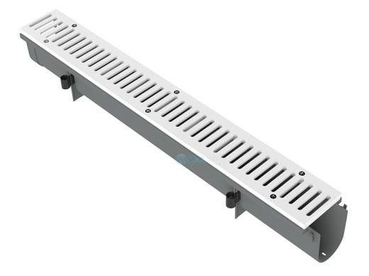 AquaStar 3" Dry Deck Deck Drain | White | DD3101