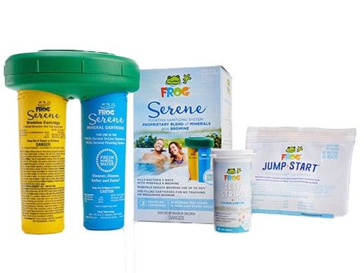 King Technology FROG Serene@ Spa Sanitizer Floating System | Up to 600 Gallons | 01-14-3883