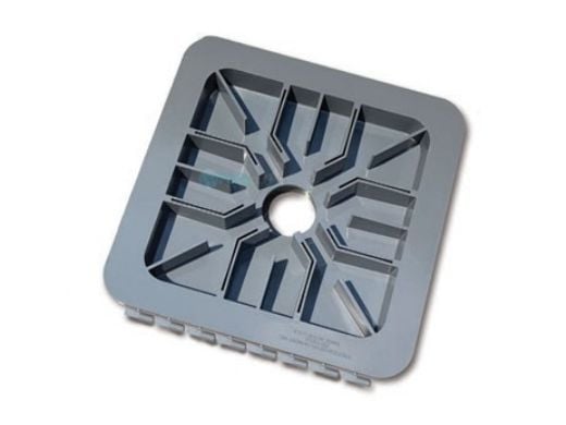 Pour-A-Lid Adjustable Hidden Paver Drain | PD-12-BLK