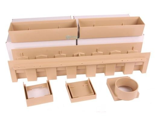Pour-A-Lid 24" Channel Drain System | Tan | PLC24 INLN TAN