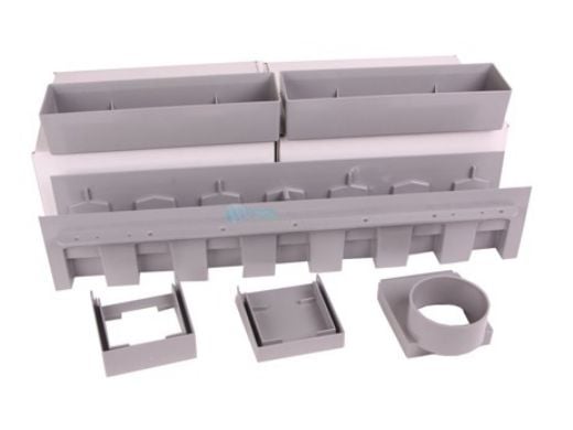 Pour-A-Lid 24" Channel Drain System | Gray | PLC24 INLN GRY