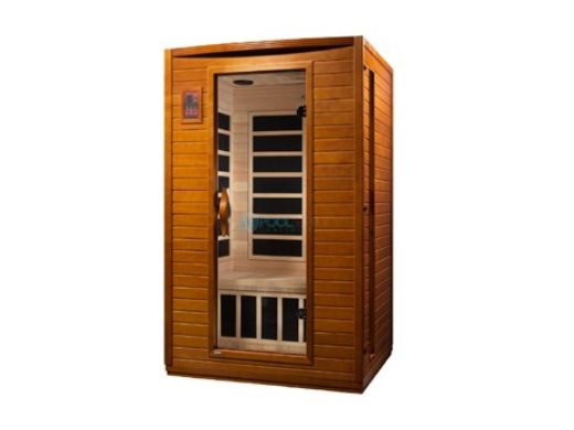 Golden Designs Dynamic Andora 2-Person Low EMF FAR Infrared Sauna | Hemlock | DYN-6202-03