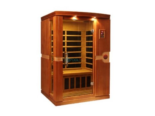 Golden Designs Dynamic Venice 2-Person Low EMF FAR Infrared Sauna | Hemlock | DYN-6210-01