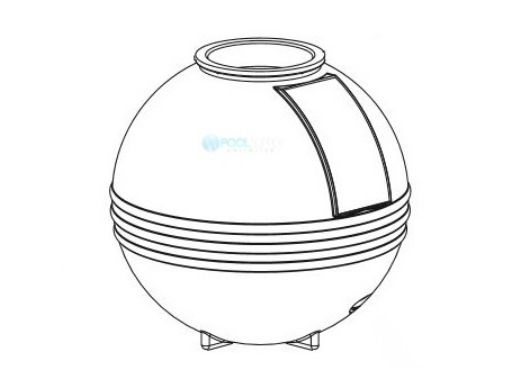 Waterway 19" Sand Filter Body with Threaded Sleeve Assembly | 505-0191B