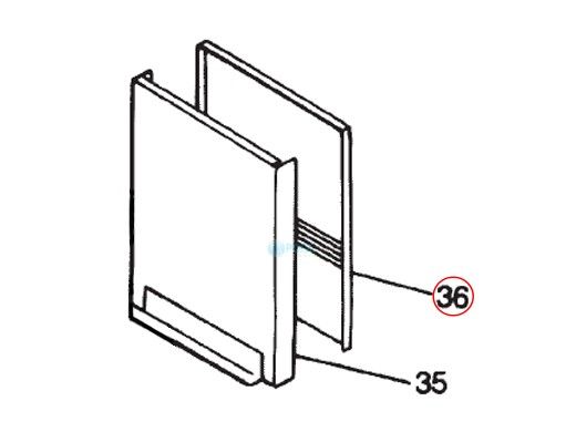Pentair Upper End Panel Assembly | 20011900