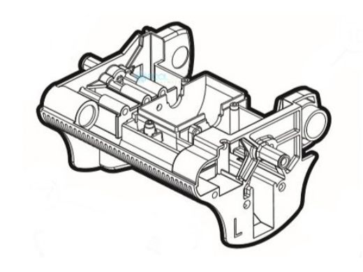 Hayward 2 Wheel Lower Body | Gray | PVX2LB1900GR