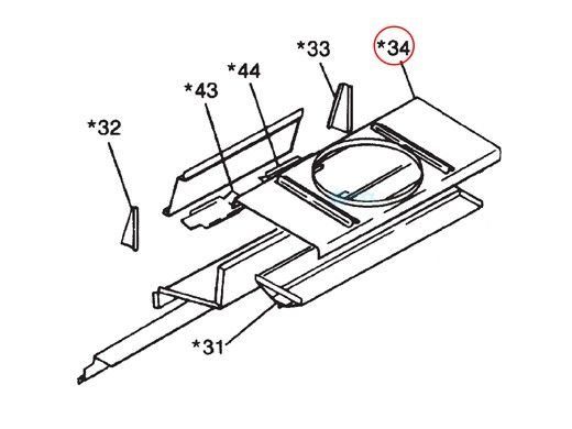 Pentair Top Panel Assembly | 20012303