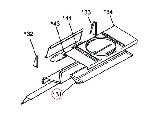 Pentair Flue Diverter Assembly | 20012206