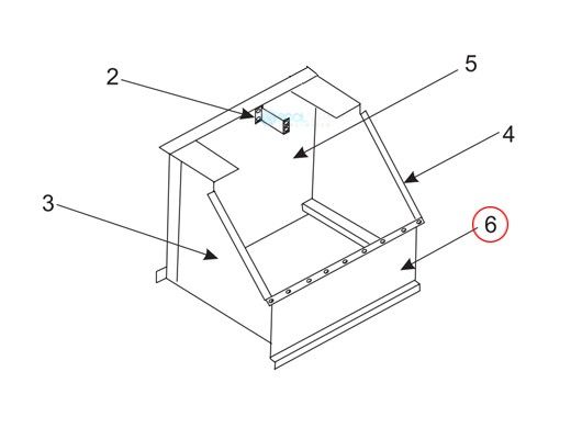 Pentair Front Support Flue Collector | 10662101