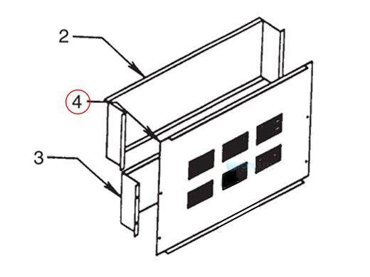 Pentair Upper Rear Panel | 10658701