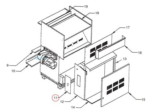 Pentair Gas Train Interface Plate | 20050200