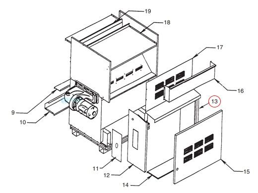 Pentair Right Front End Panel | 10657502