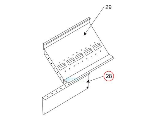 Pentair Middle Front Panel | 10662002