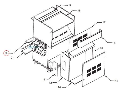 Pentair Lower Rear Inner Shield | 10659903