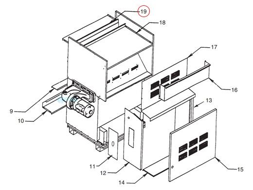Pentair Rear Flue Panel | 10659303