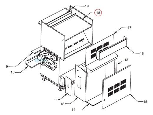 Pentair Front Flue Panel | 10659504