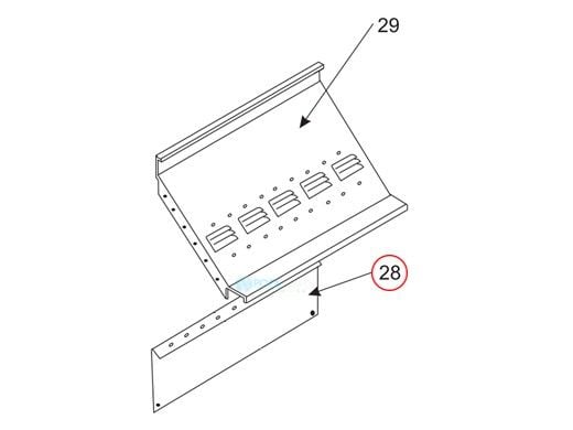 Pentair Middle Front Panel | 10662004