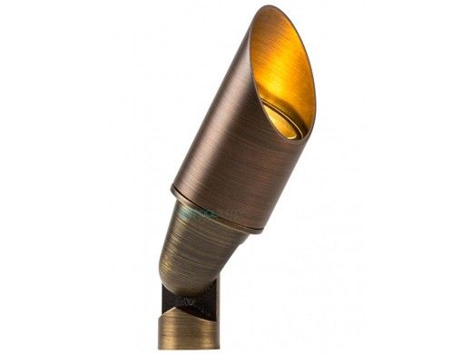 FX Luminaire FR LED Up Light | 1 LED | Zone Dimming | Long Shroud | Antique Bronze | FRZD1LEDLSAB