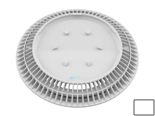 AquaStar 10" Round Color Choice Suction Outlet Cover with Screw Kit | White | CC10101