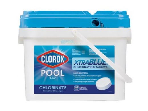 Clorox Pool & Spa XtraBlue 3" Long Lasting Chlorinating Tablets | 25 LB | 23025CLX