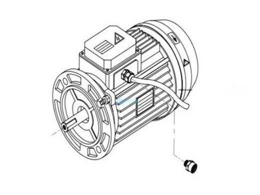Hayward TEFC Motor 12.5HP HCP125 3-Phase | HCXP125CMOTOR
