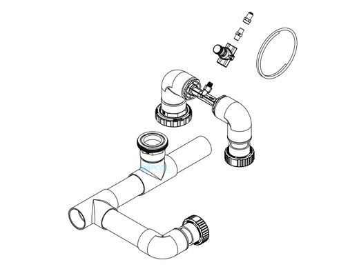 Hayward Complete Venturi Kit for 2" Commercial System - No Pump | HYX2DVEN-CK